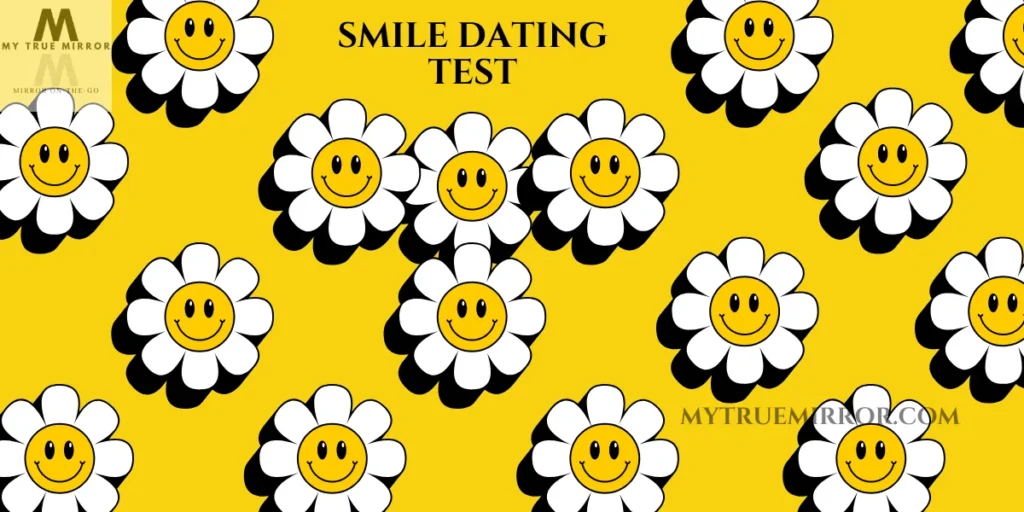 Smile Dating Test - An image with multiple floral smileys